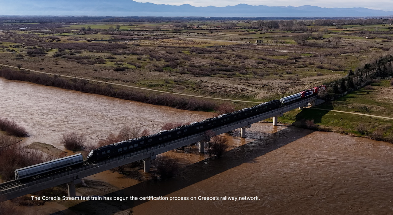 Hellenic Train’s New Coradia Stream trains enter the Certification Process